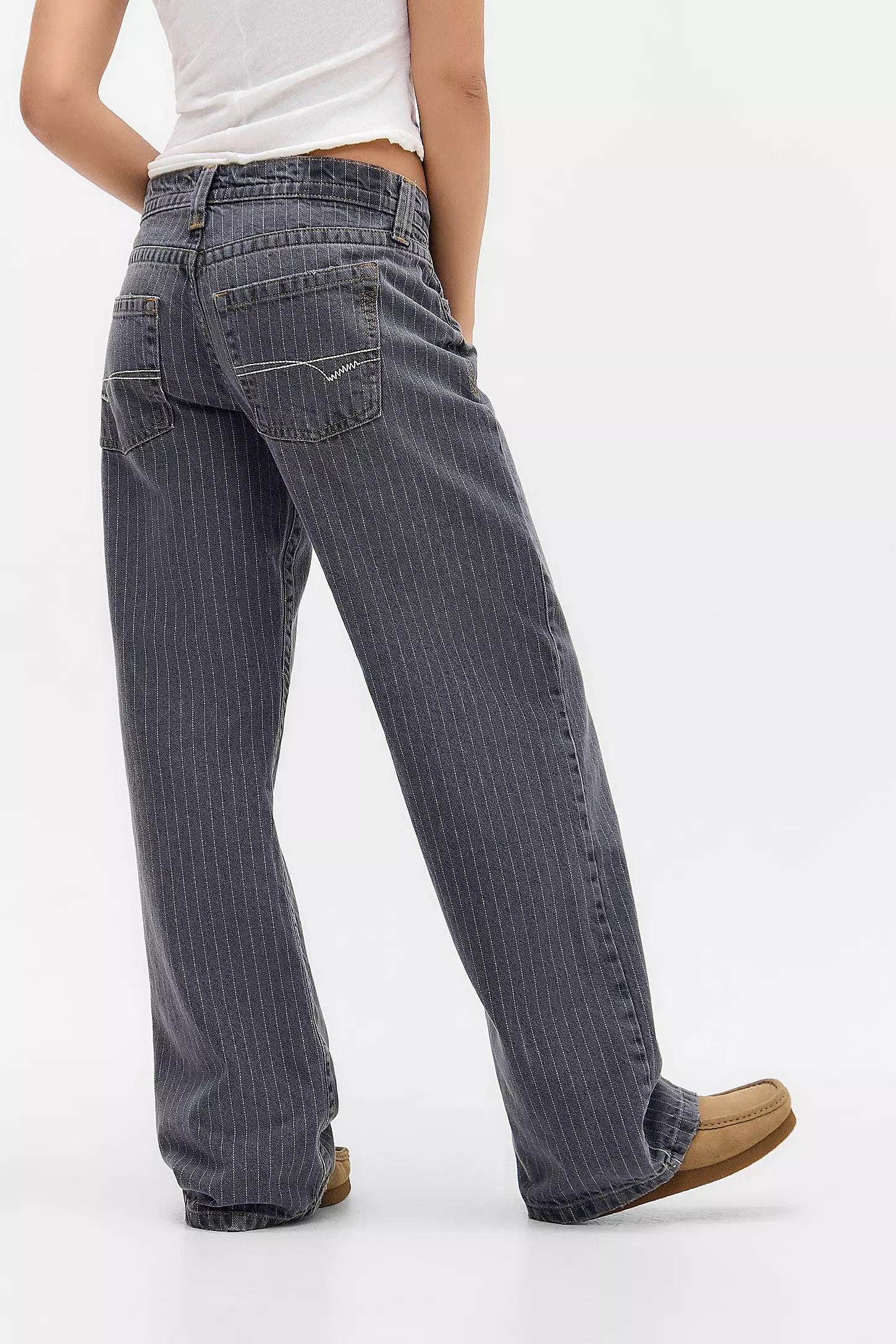 Emma Pinstripe Jeans