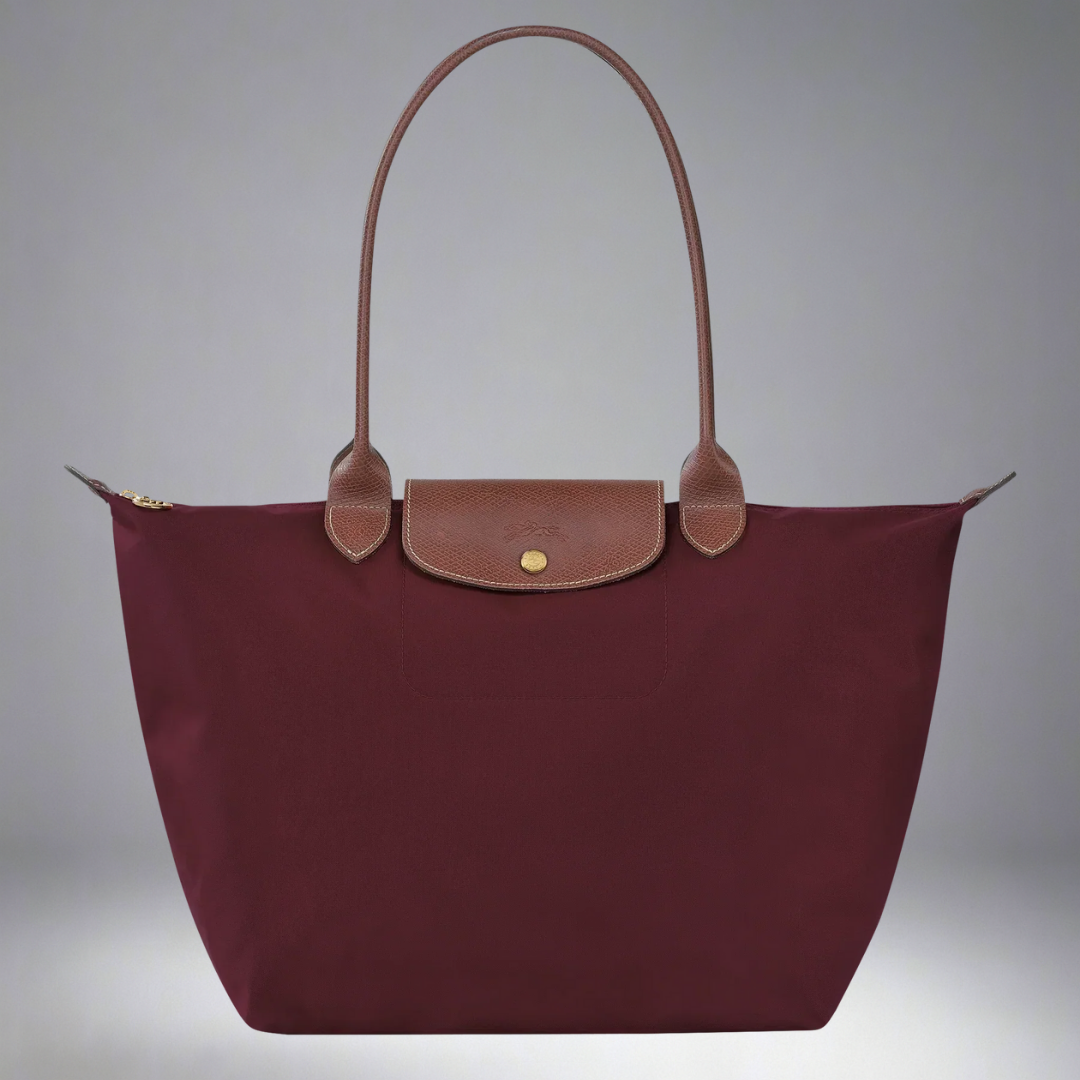 Longchamp - Large Le Pliage Tote, Burgundy™