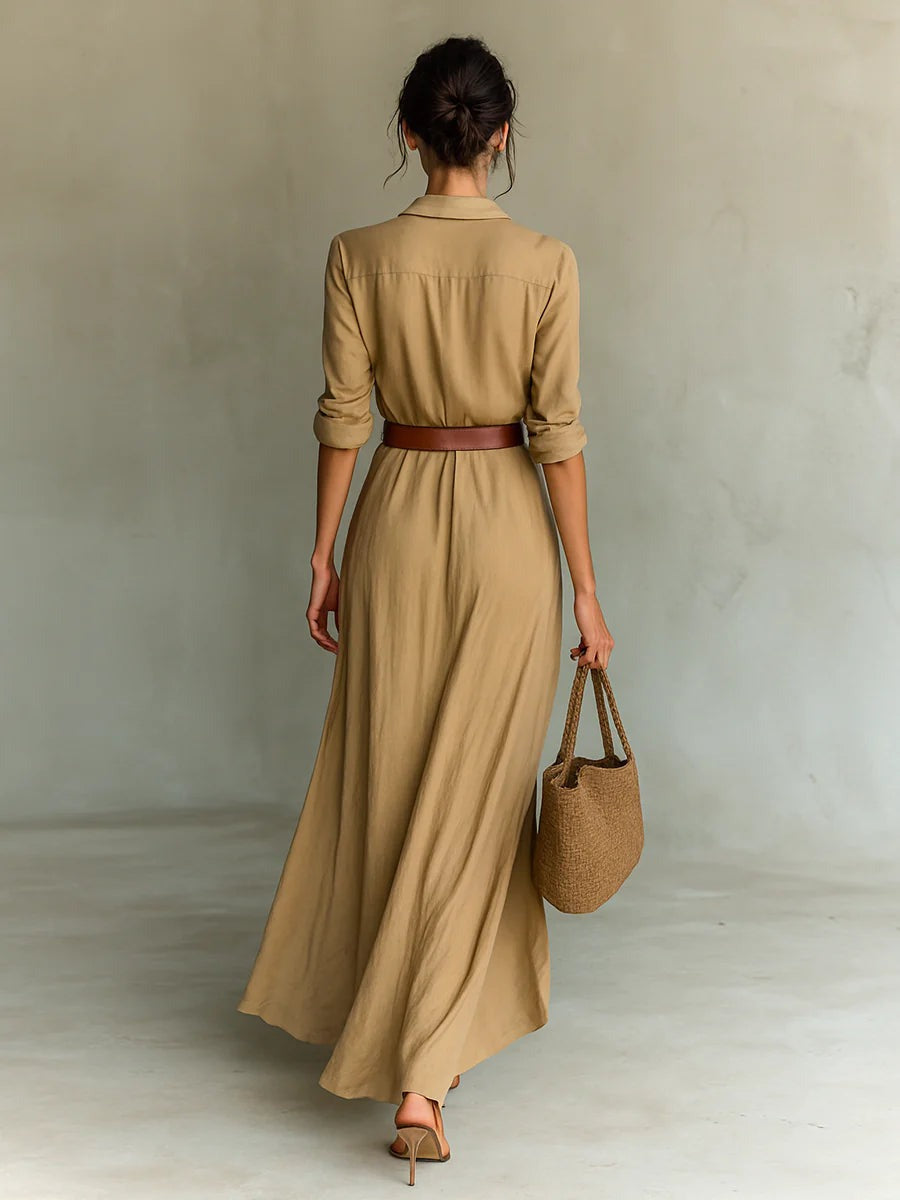 Camila | Long Sleeve Maxi Dress