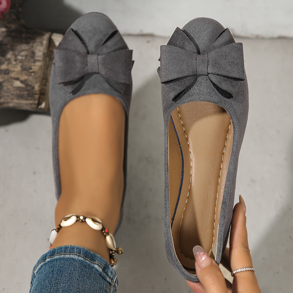 Amira | Bow Comfort Wedge Shoes