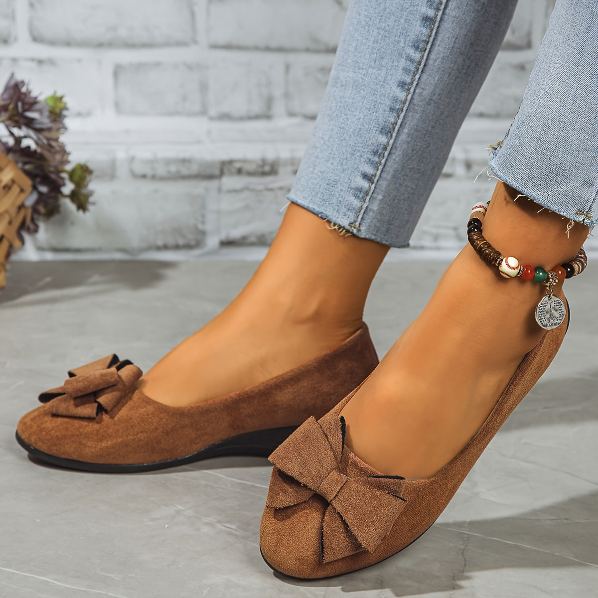 Amira | Bow Comfort Wedge Shoes