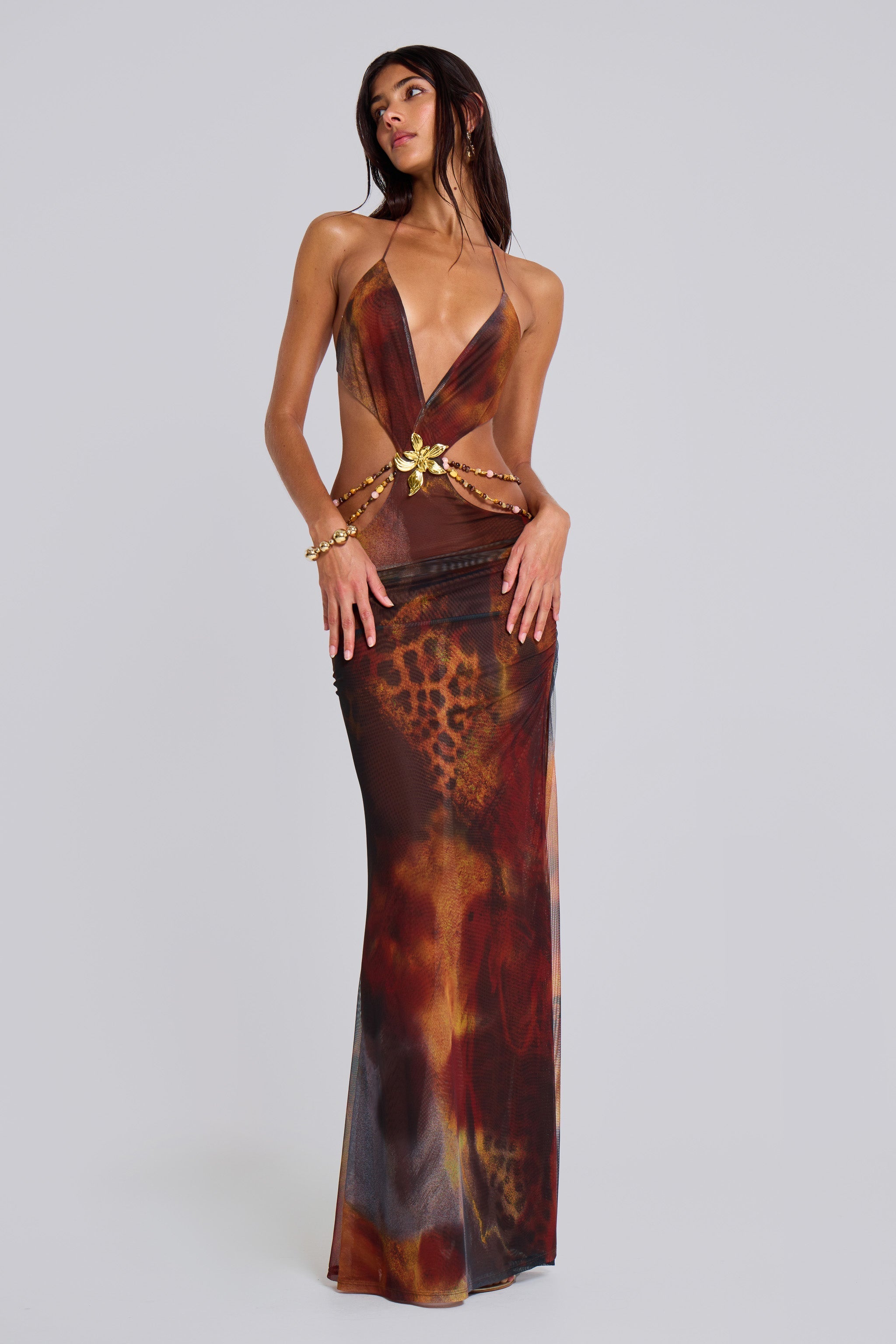 Yeni | Backless Maxi Dress