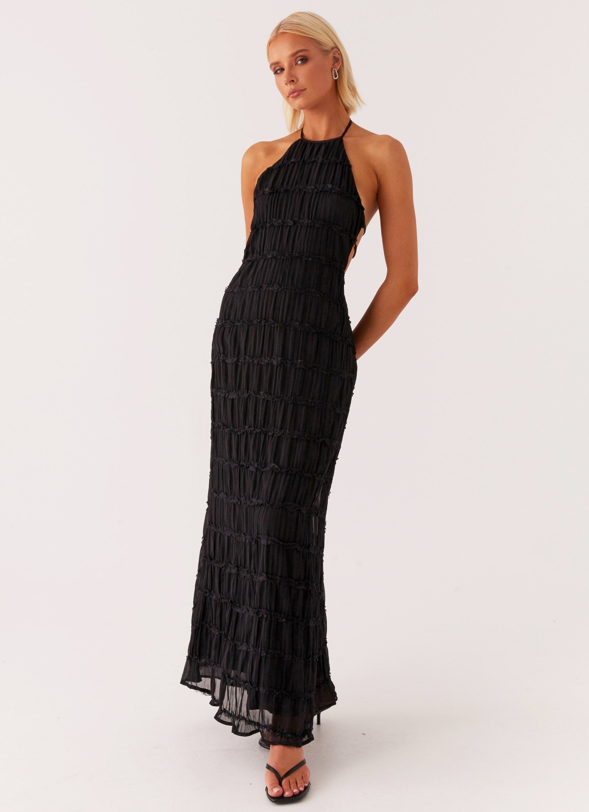 Lucie | Ruched Maxi Dress