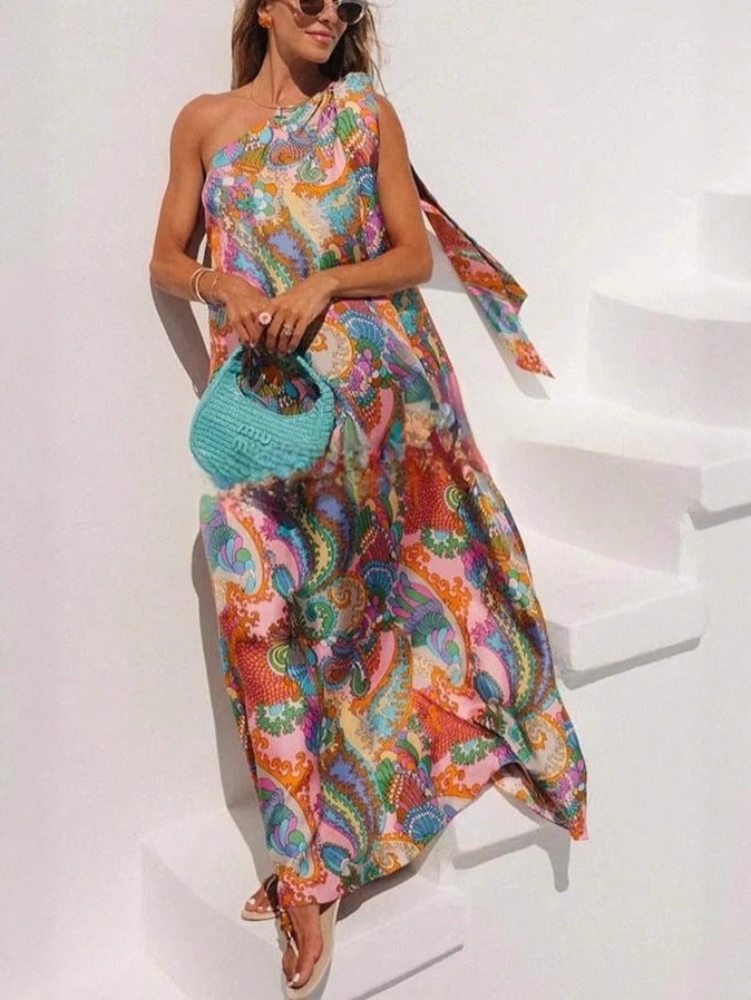 Lilly | Rainbow Maxi Dress
