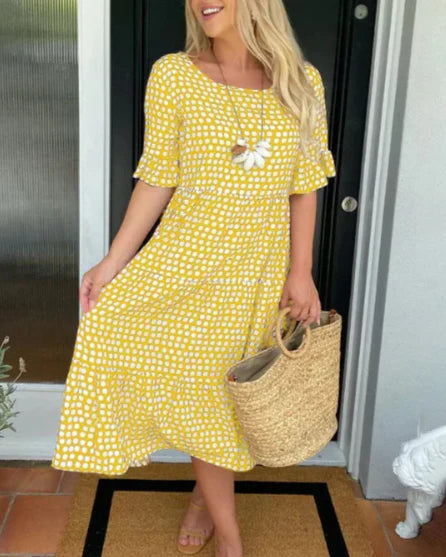 Amelie | Ocean Breeze Midi Dress