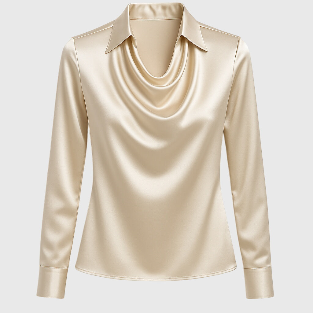 Alessia | Satin Elegance Blouse