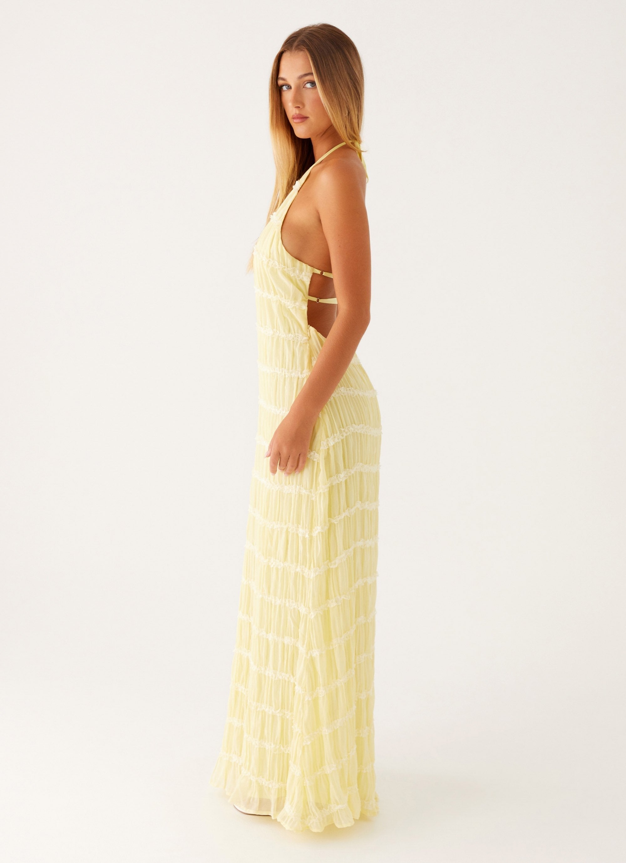 Lucie | Ruched Maxi Dress