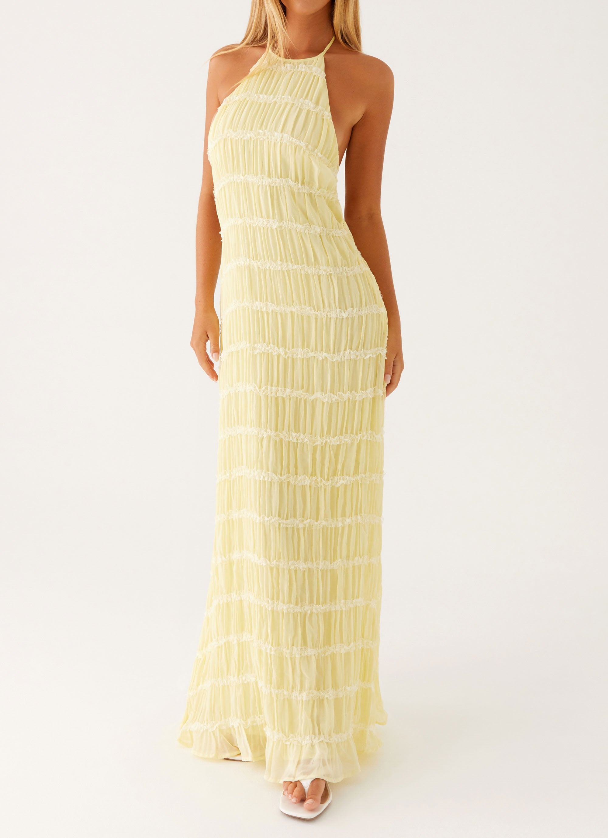 Lucie | Ruched Maxi Dress