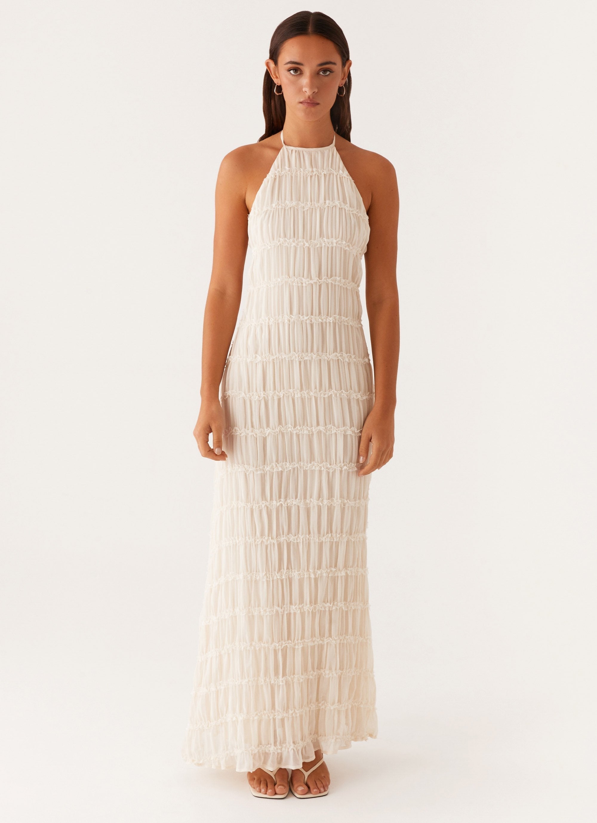 Lucie | Ruched Maxi Dress
