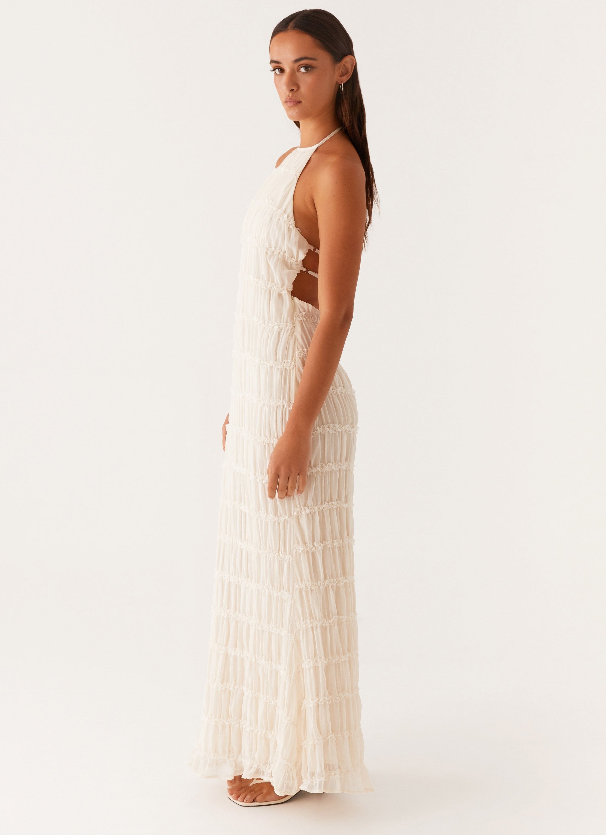 Lucie | Ruched Maxi Dress