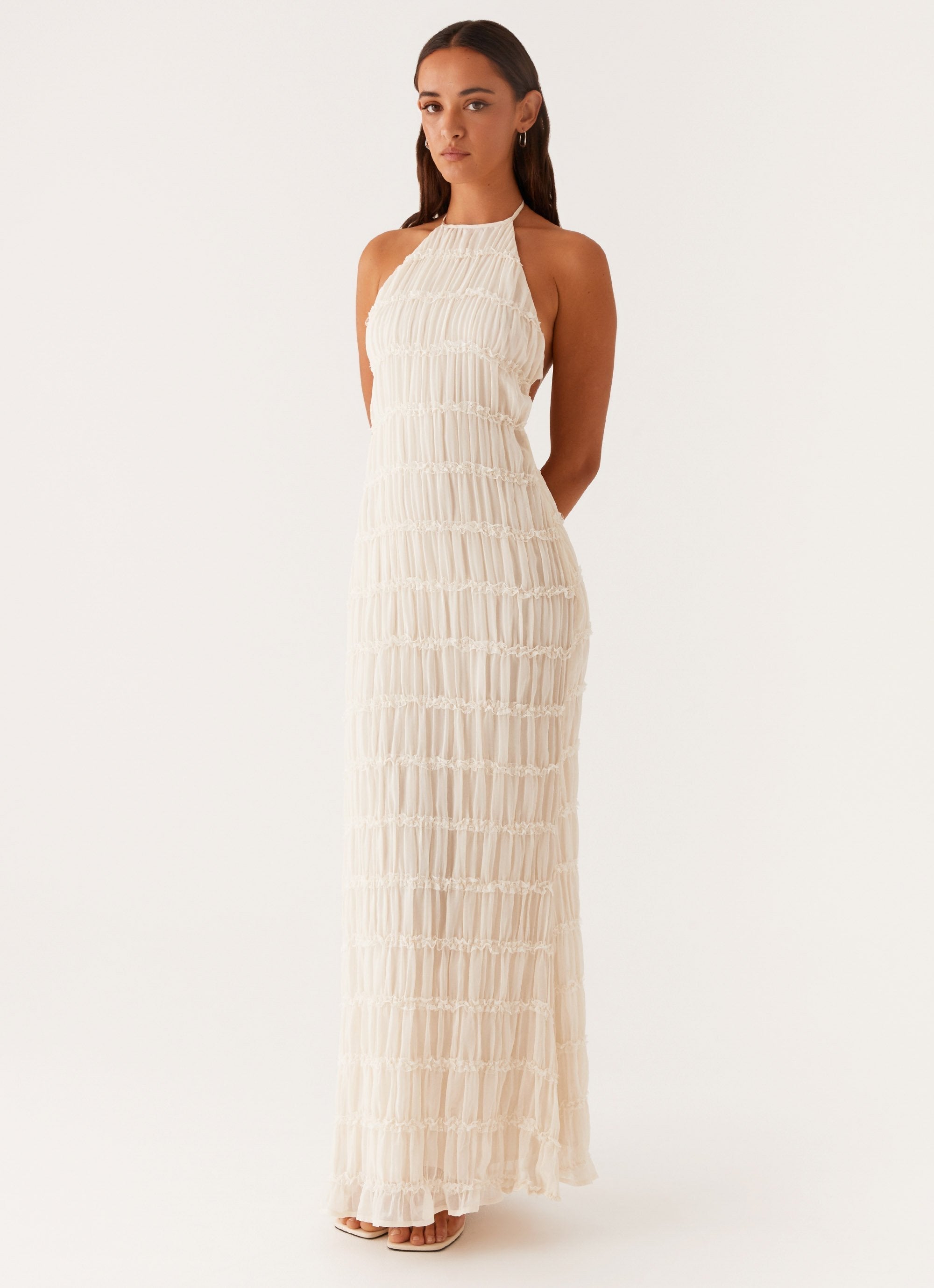 Lucie | Ruched Maxi Dress