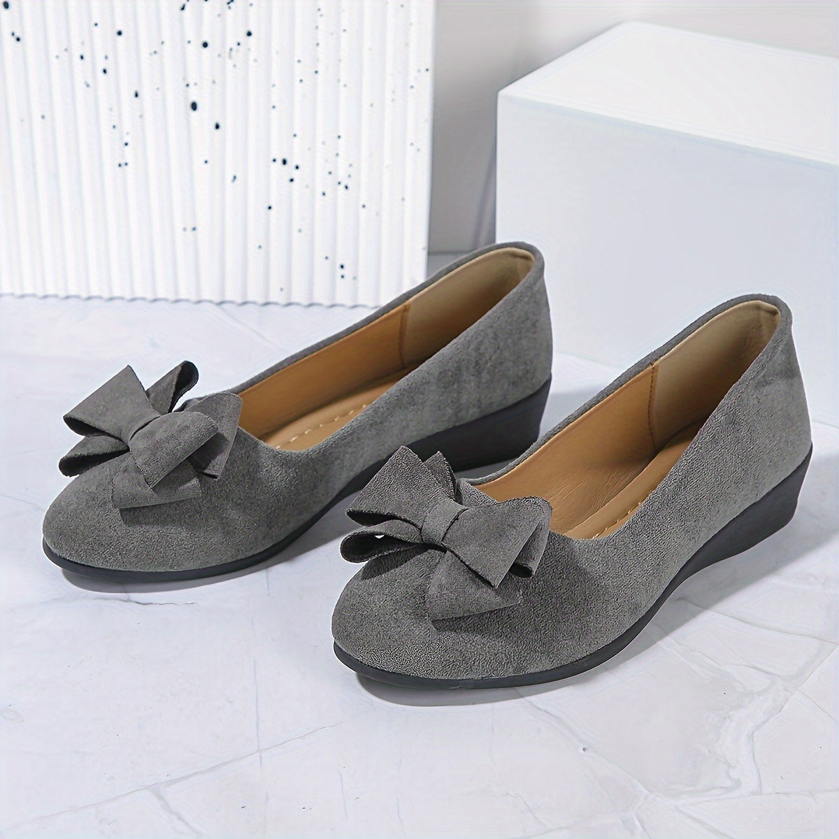 Amira | Bow Comfort Wedge Shoes