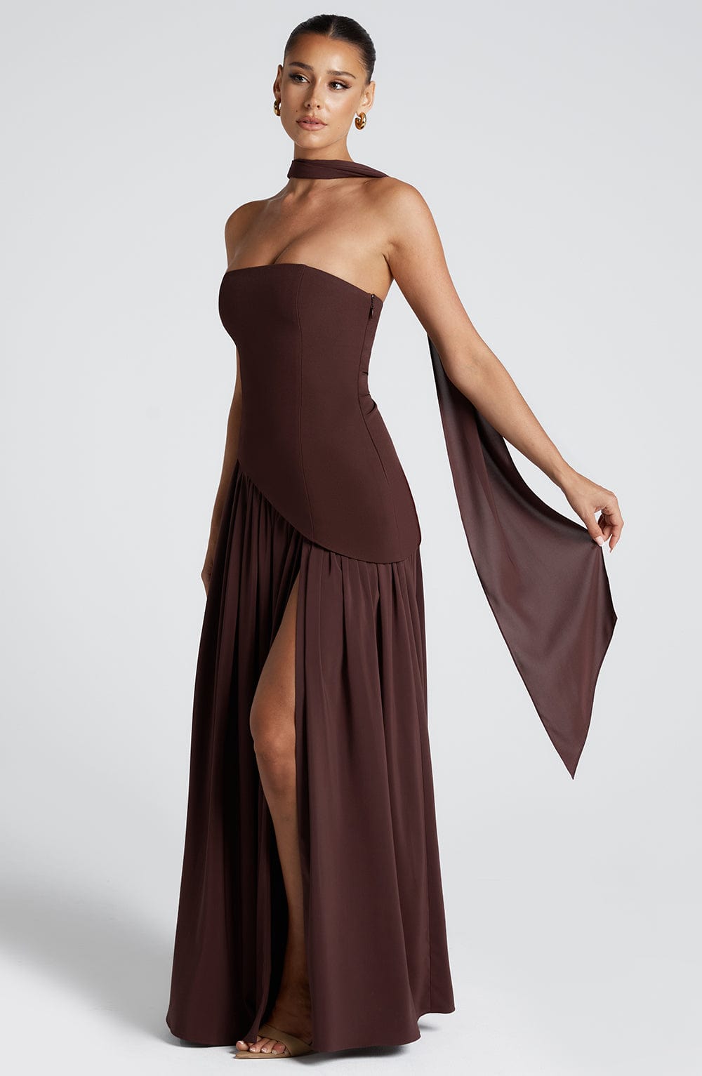 Vivian | Twilight Bloom Maxi Dress